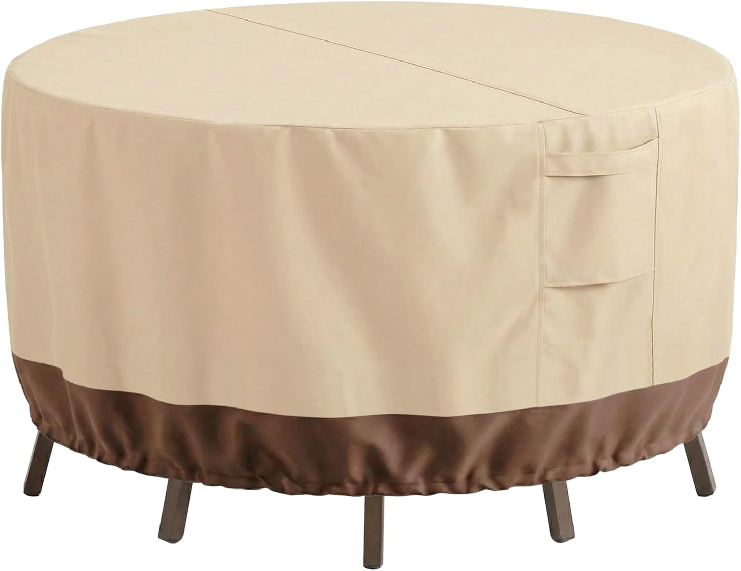 Patio Furniture Covers Waterproof, Outdoor Furniture Covers Waterproof Windproof with Padded Handles, Heavy Duty 600D Oxford Outdoor Table Chair Set Cover