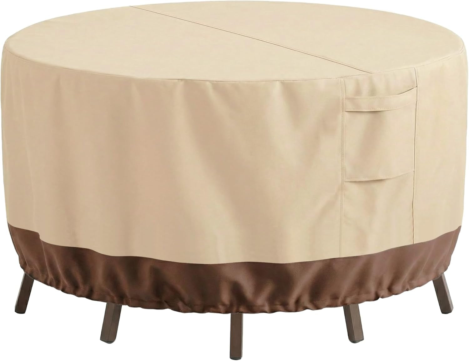 Patio Furniture Covers Waterproof, Outdoor Furniture Covers Waterproof Windproof with Padded Handles, Heavy Duty 600D Oxford Outdoor Table Chair Set Cover
